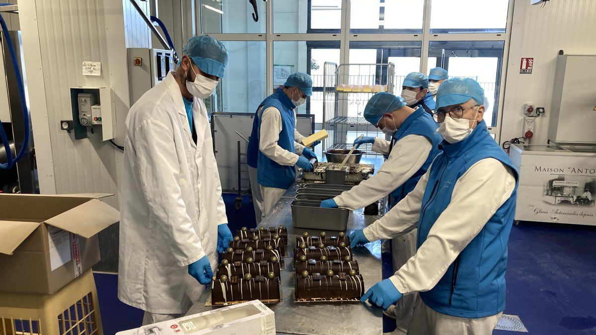 Les bûches glacées de Noël, une tradition qui s'affine à la Maison Antolin