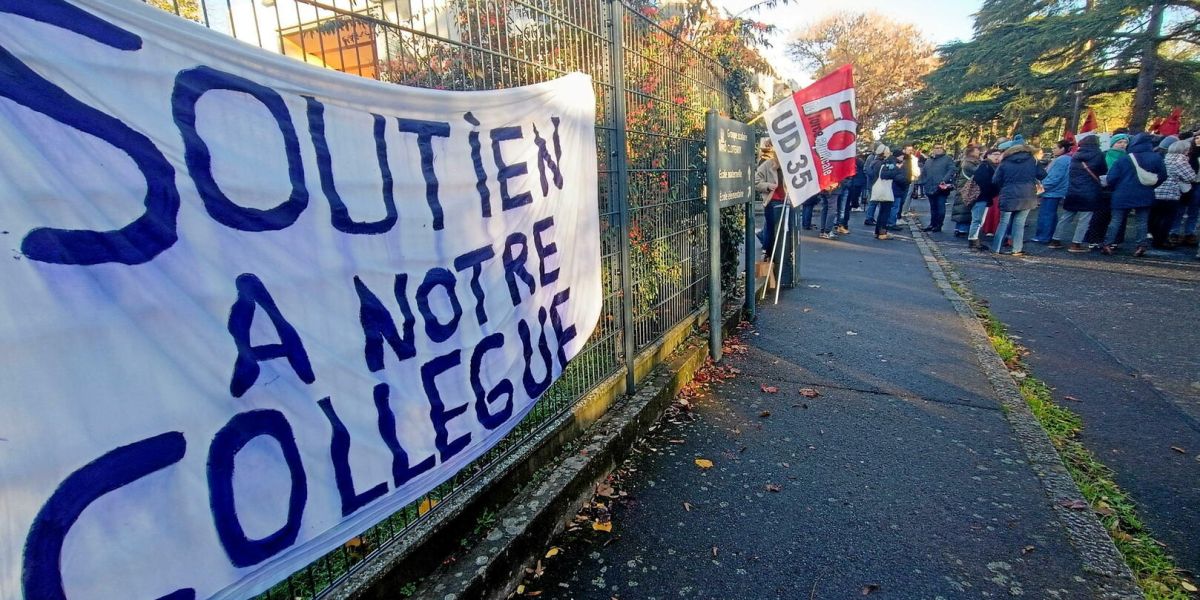 Rennes : solidarité et colère après les menaces sur un directeur d'école