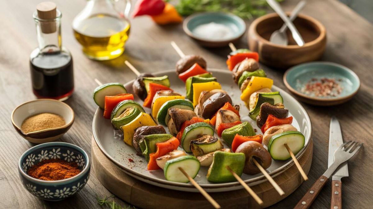À la découverte des brochettes de légumes grillés
