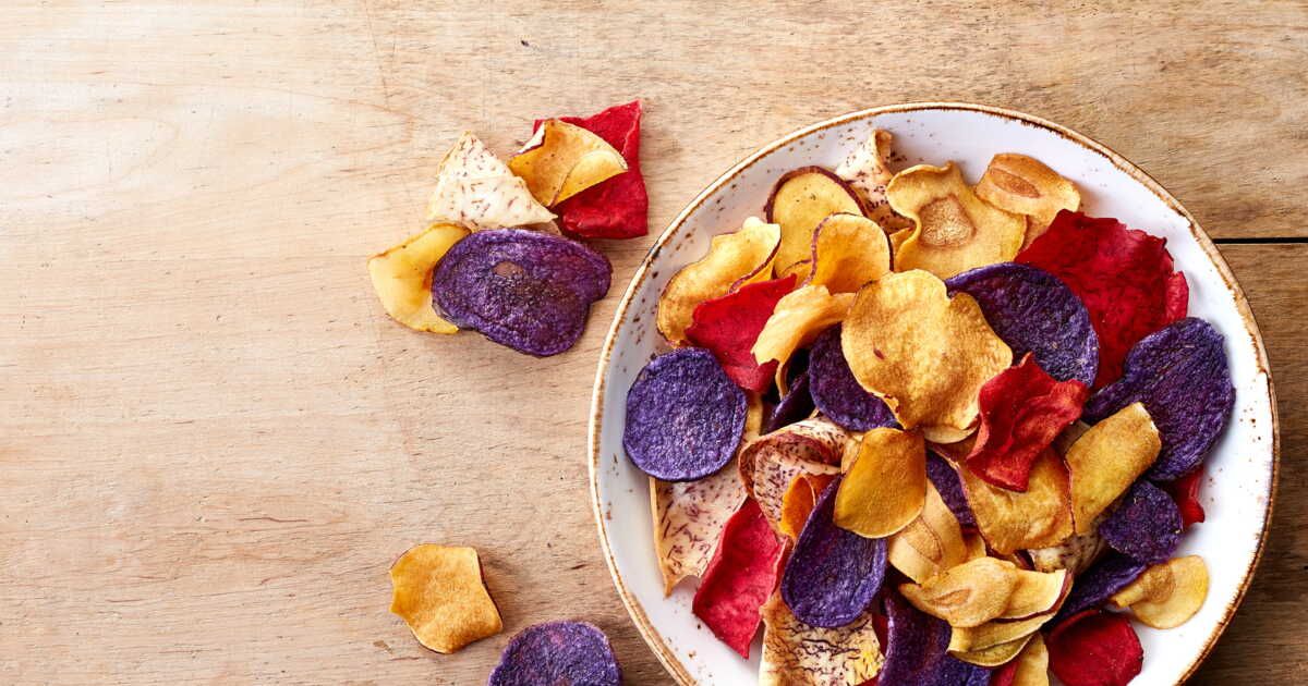 Des chips de légumes savoureuses pour un apéritif croustillant