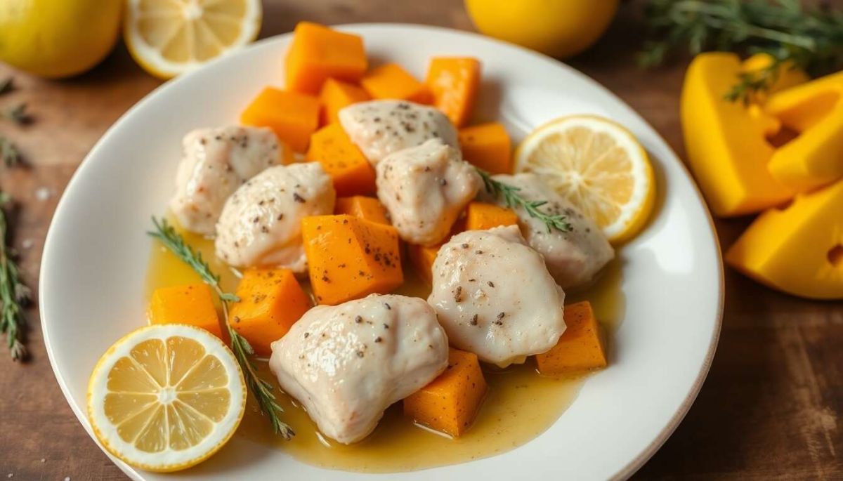 Poulet au citron et patate douce : une recette irrésistible