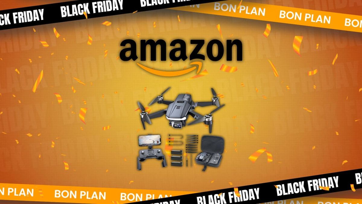 Un drone 4K à moitié prix : l'offre Black Friday immanquable d'Amazon