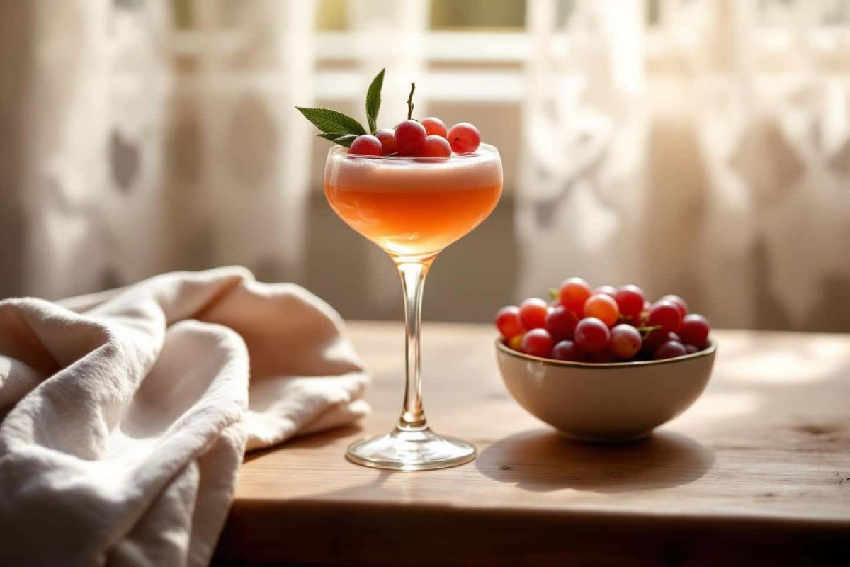 Un cocktail d'automne façon muscat et sauge : l'Autumn Smash