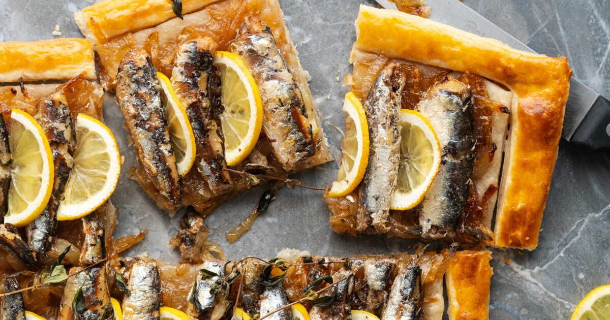 La délicieuse pissaladière réinventée par le chef Julien Sebbag