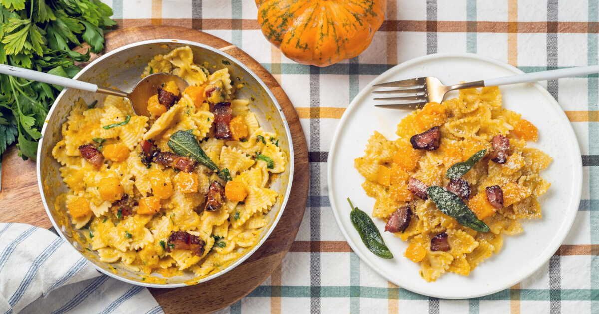 Le plaisir réconfortant du one pot pasta au potimarron
