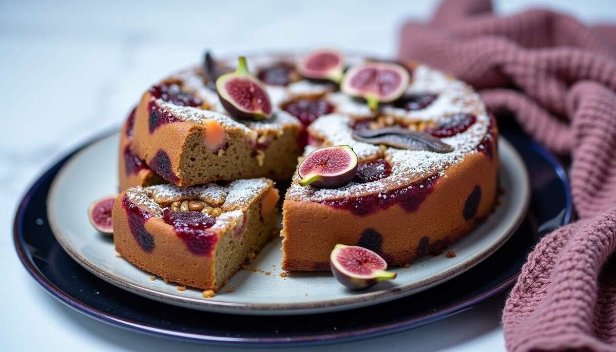 Gâteau moelleux aux figues : une douceur à réaliser sans effort
