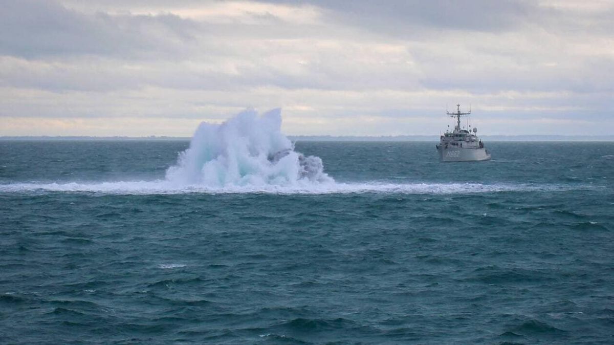 Découverte troublante : 300 kg de bombes laissées par l'Histoire au large de la Normandie