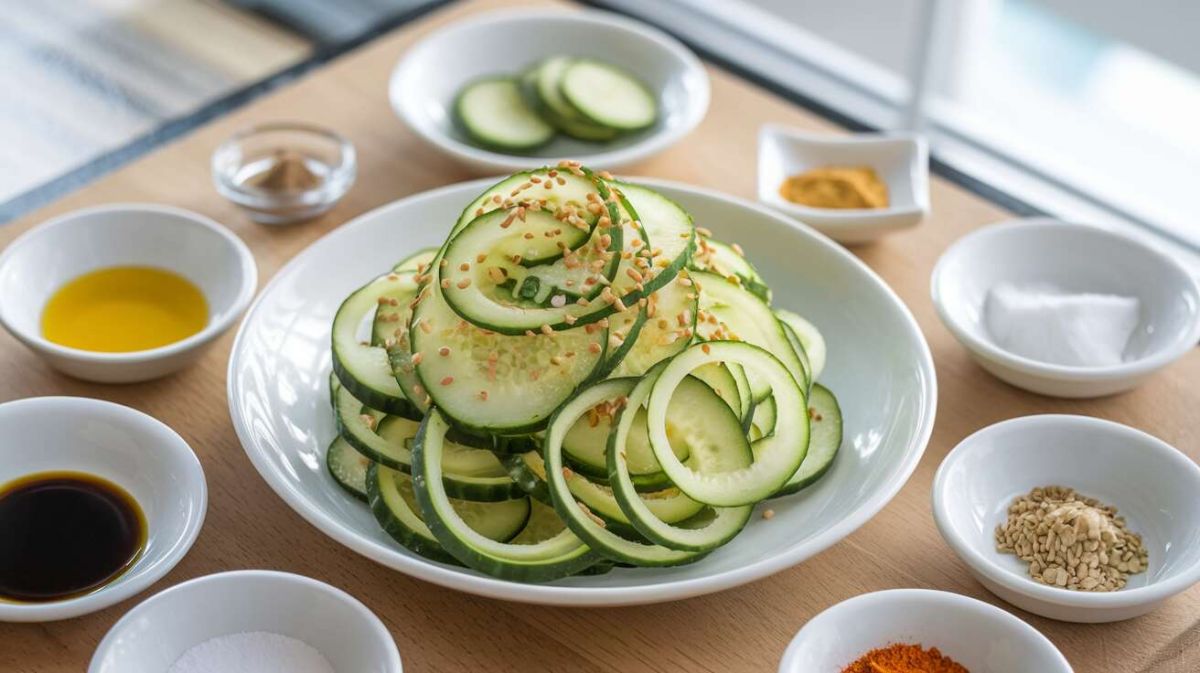 Une salade de concombres irrésistible pour les gourmets