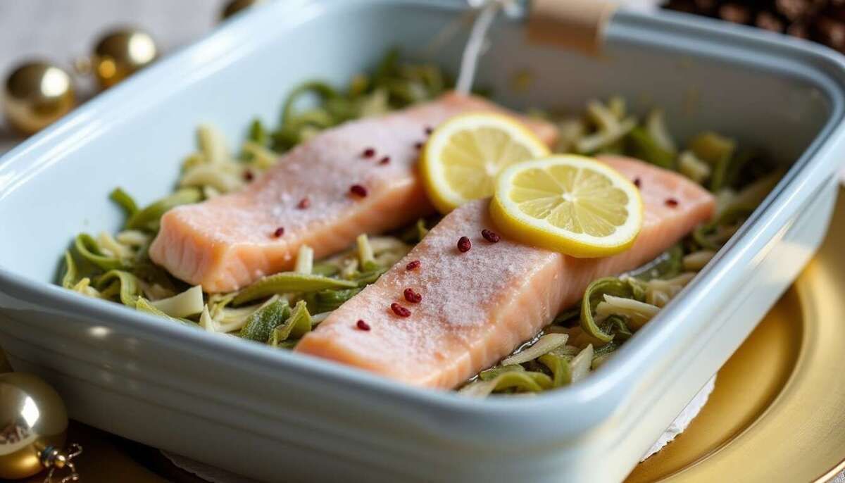 Pavé de saumon aux poireaux : un délice culinaire rapide