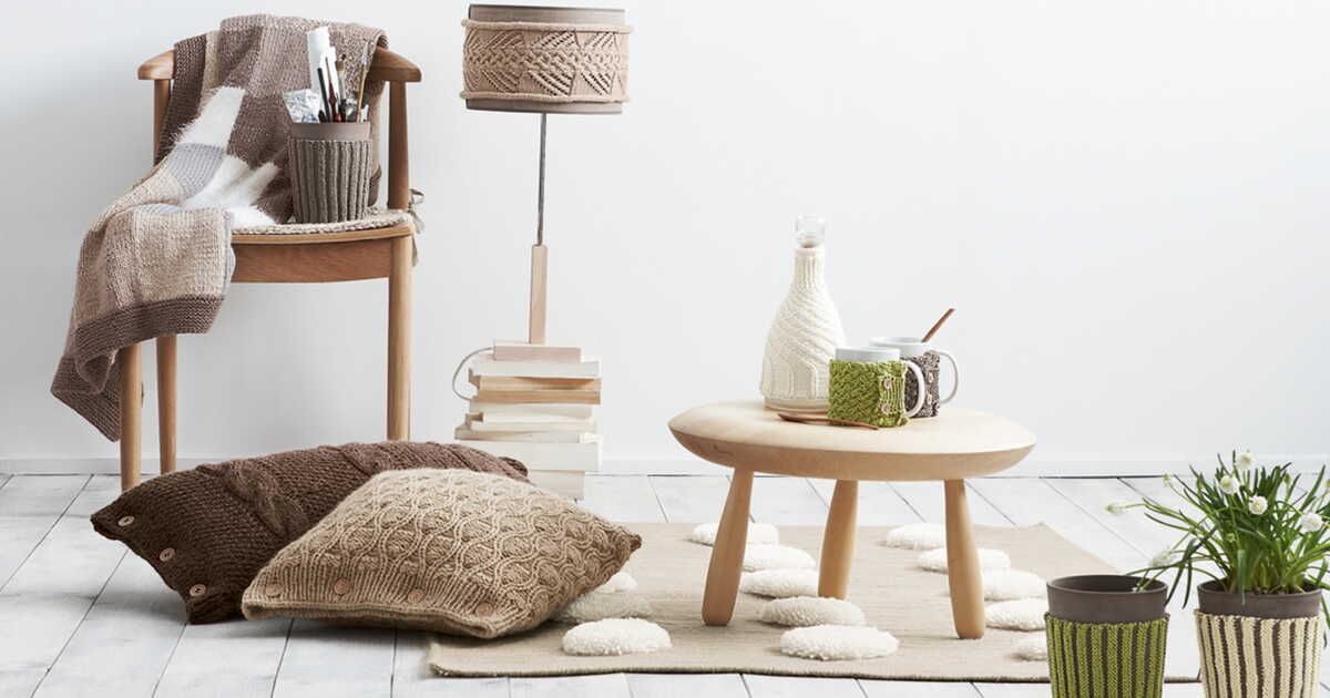 Redécouvrez votre intérieur avec le tricot et le crochet