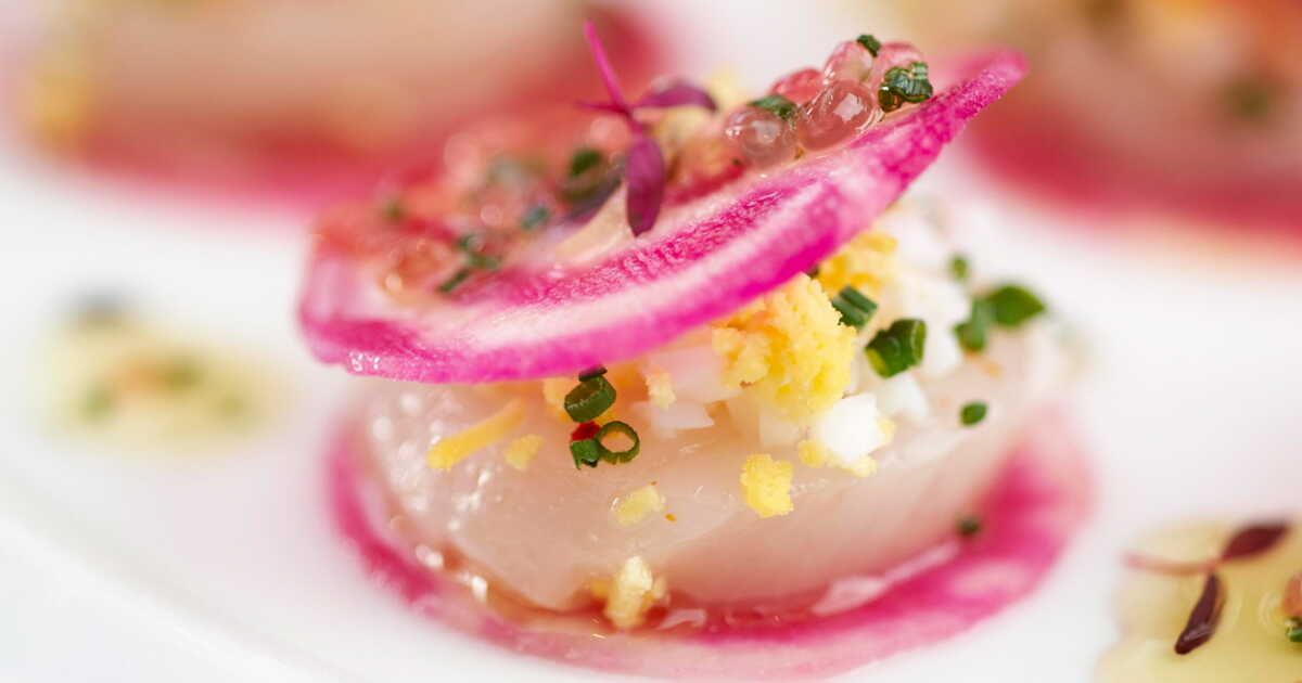 L'alliance surprenante des saint-jacques et de la betterave