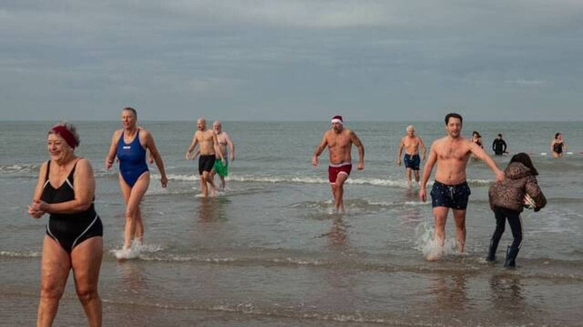 Plongée audacieuse pour terminer l'année à Trouville