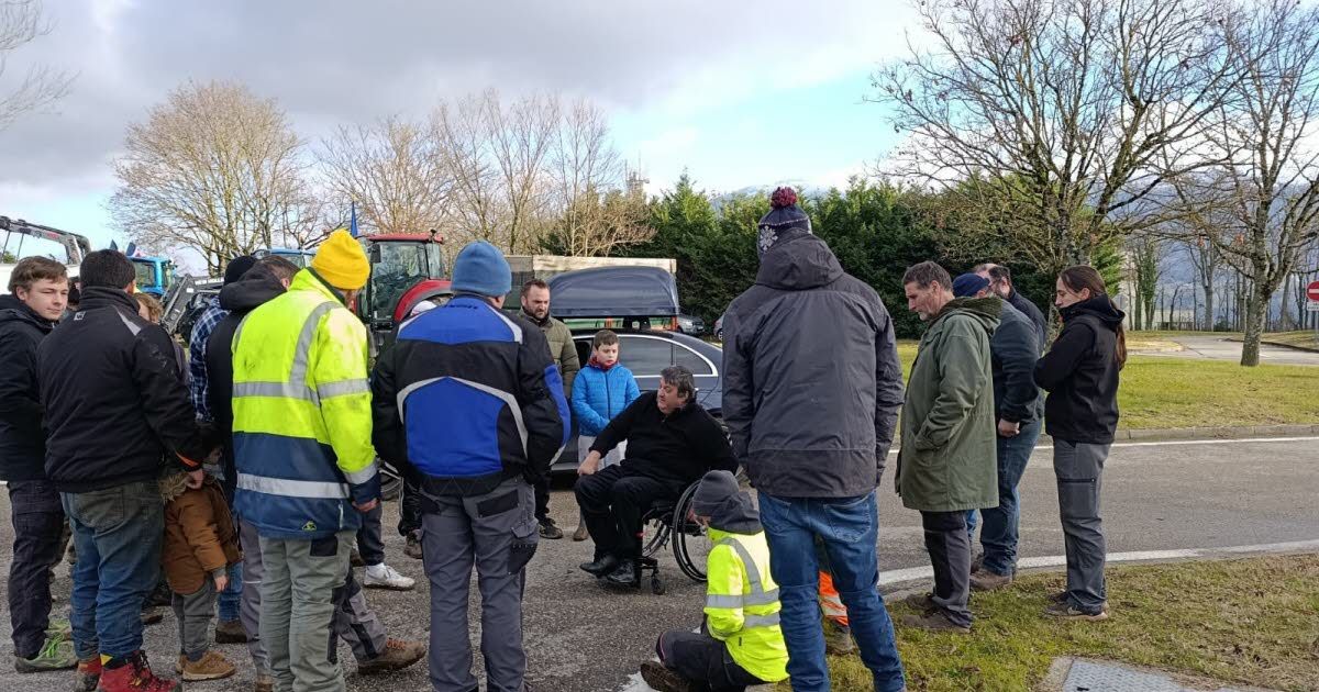 Les agriculteurs de Saint-Marcellin se mobilisent : une rencontre inattendue