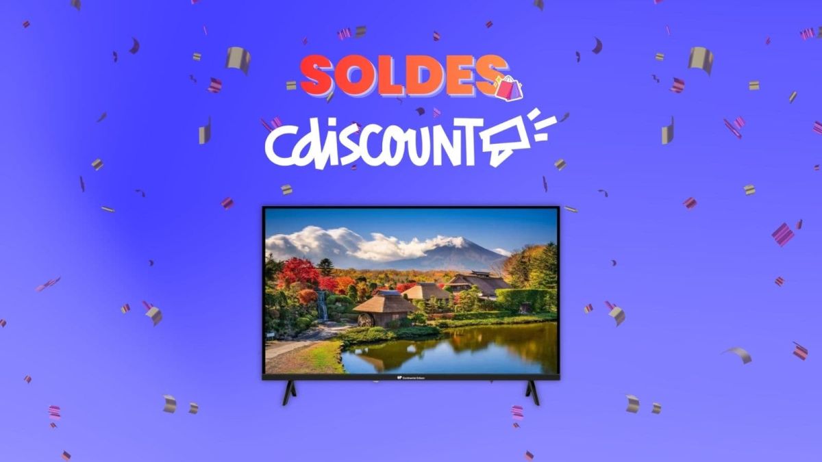 Une offre irrésistible : la TV LED Continental Edison à moins de 100 euros