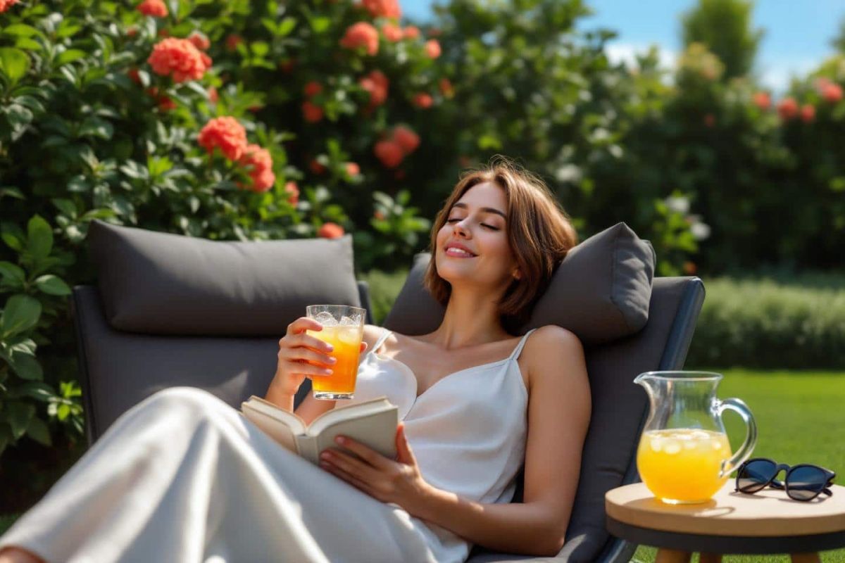 Transformez votre jardin en coin lounge : le fauteuil DOVRE noir à -50 % chez Jysk