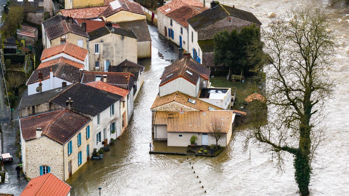 Des crues et avalanches guettent la France après la tempête Niels