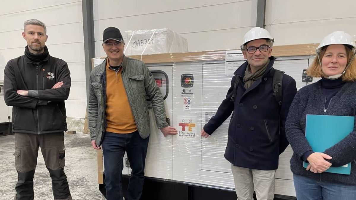 Des groupes électrogènes de Plérin en route pour réchauffer l'Ukraine