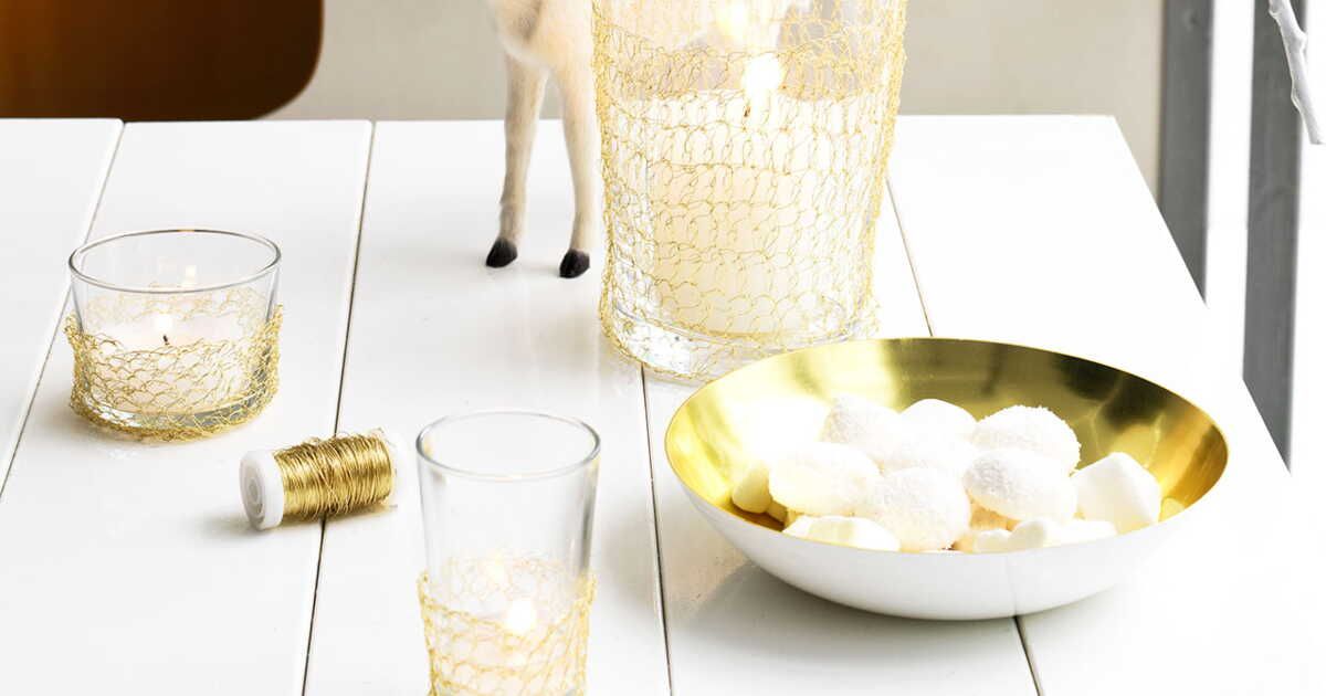 La magie des ornements en fil de laiton crocheté