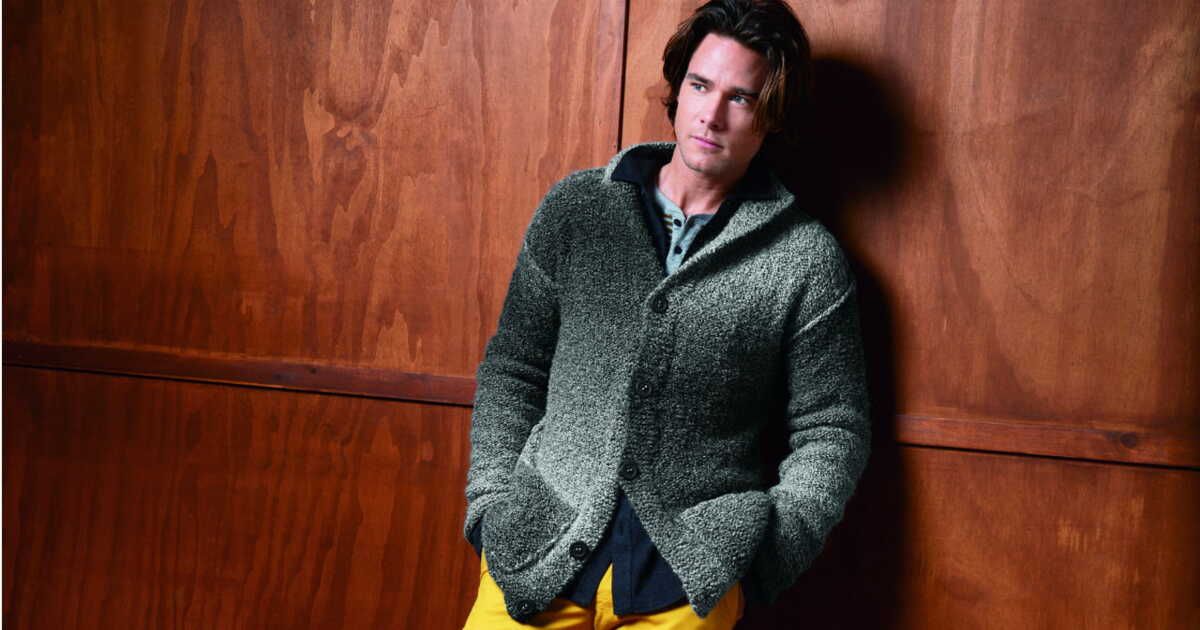 la veste homme en point mousse : élégance et confort au quotidien