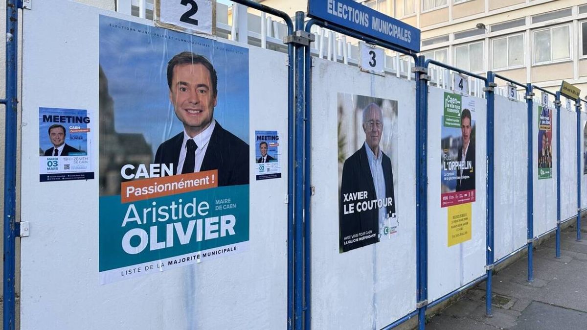 Les municipales de Caen 2026 : premières affiches et tirage au sort des emplacements
