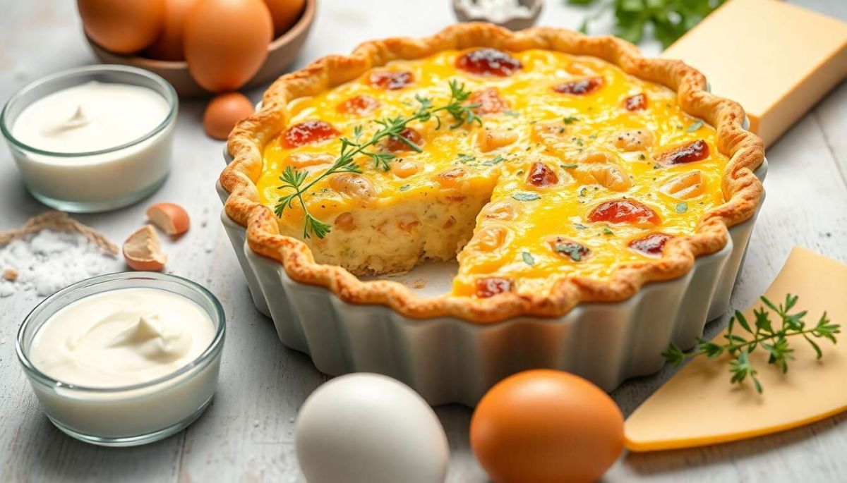 Une quiche au thon et moutarde qui éveille les papilles