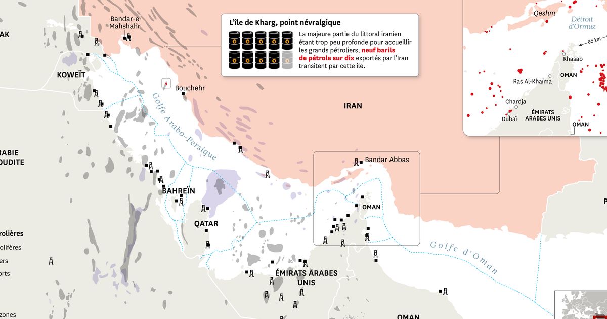 Kharg, l'île stratégique qui menace l'économie iranienne
