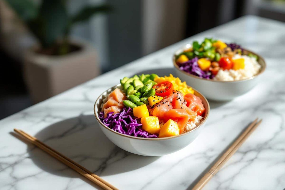 Le poke bowl fait sa rentrée : trois recettes cool et ultra-fraîches pour des déjeuners rapides et équilibrés !