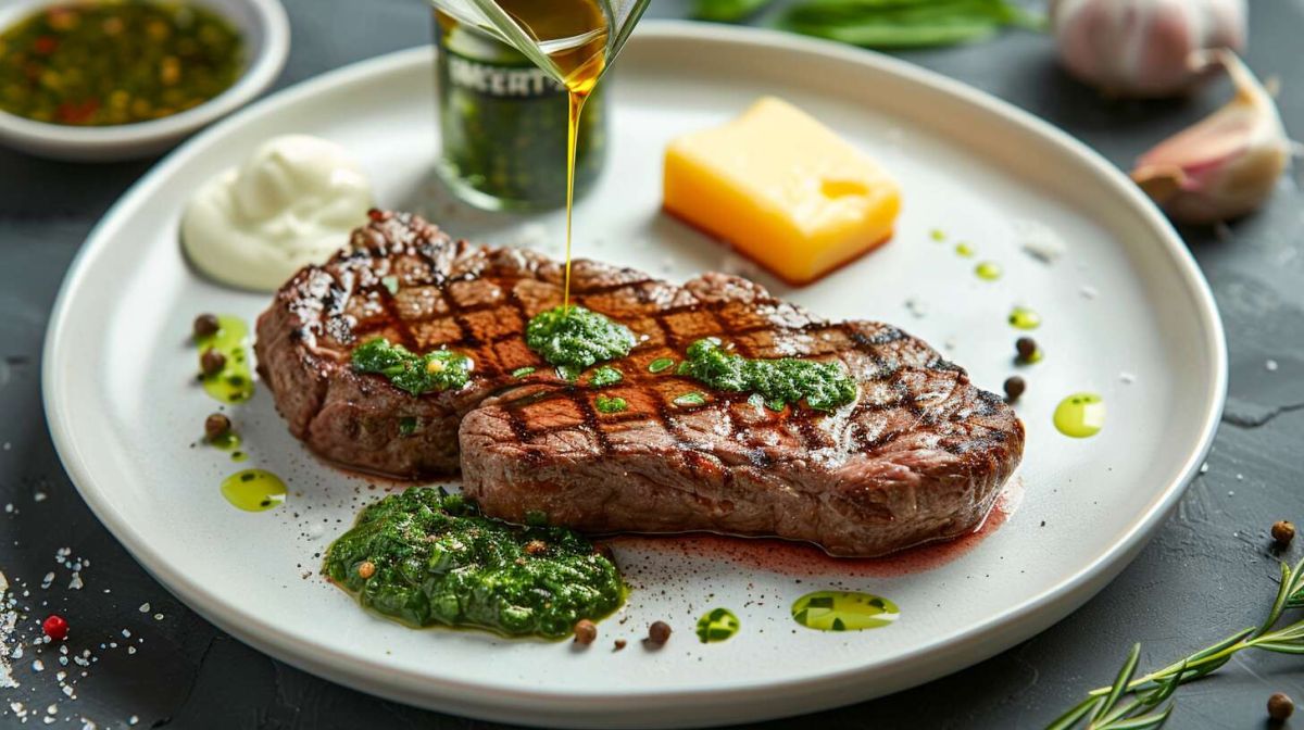 Recette délicieuse de sauce au poivre vert pour viandes et steaks
