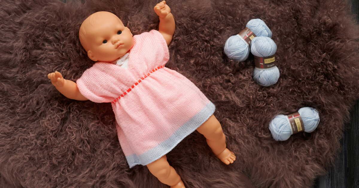 Tricot : créez une adorable robe en jersey pour bébé