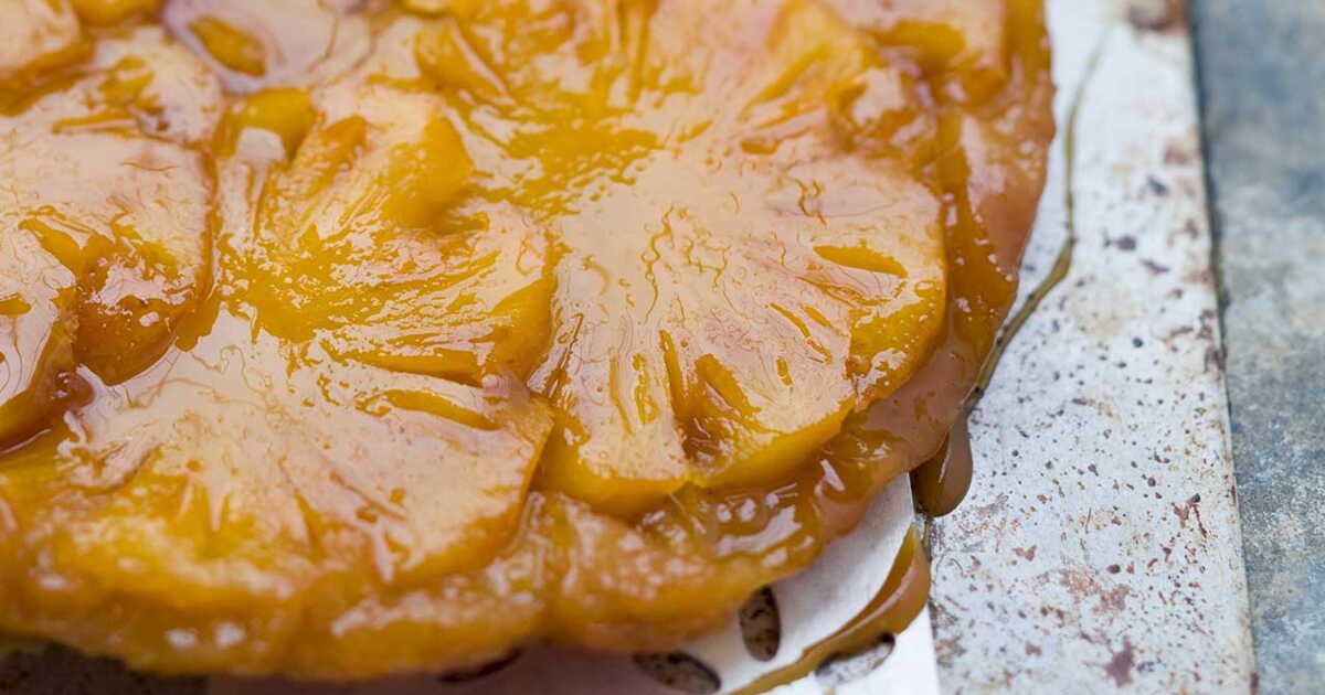 Tatin au gingembre et à l'ananas