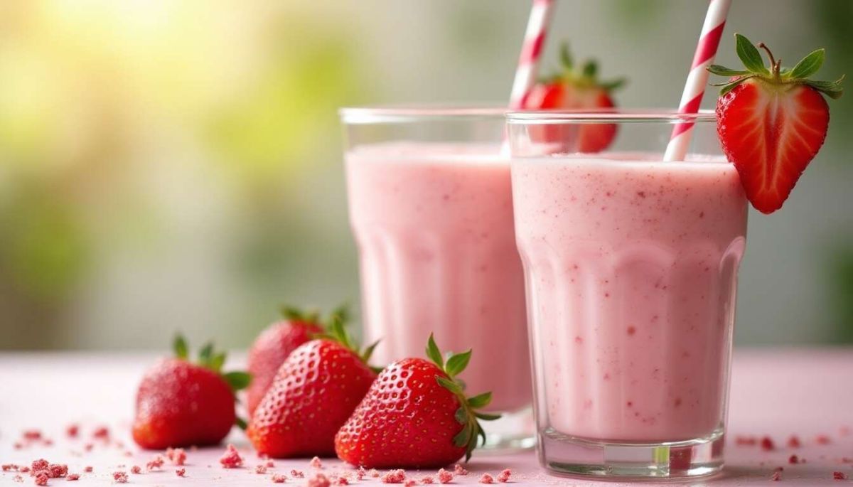 Milk-shake léger à la fraise : une recette gourmande et saine