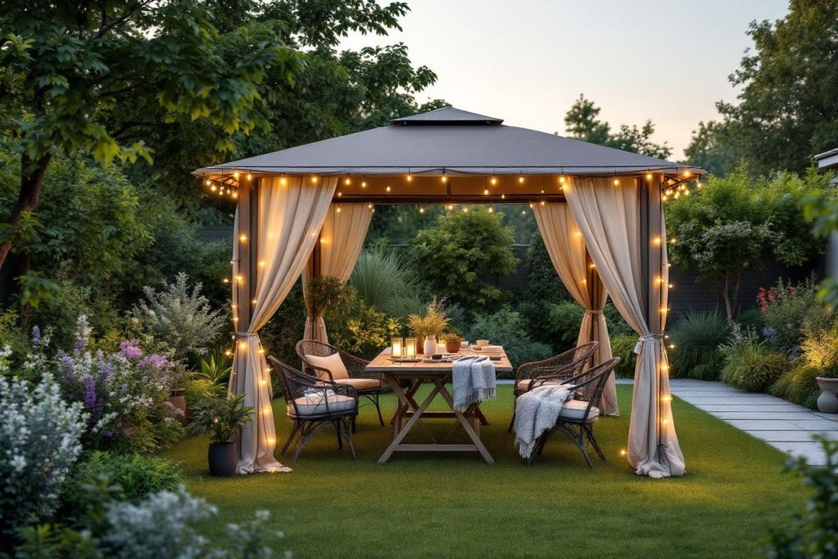 Créez votre oasis estivale avec une tonnelle à prix mini