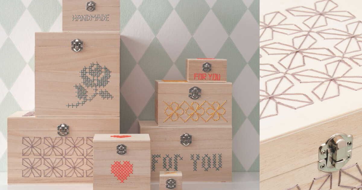 Boîtes brodées : l'art de décorer avec créativité