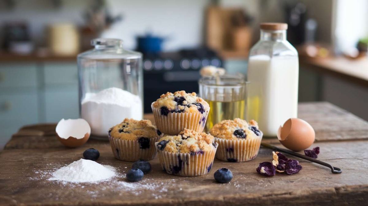 Des muffins aux myrtilles irrésistibles pour un goûter estival