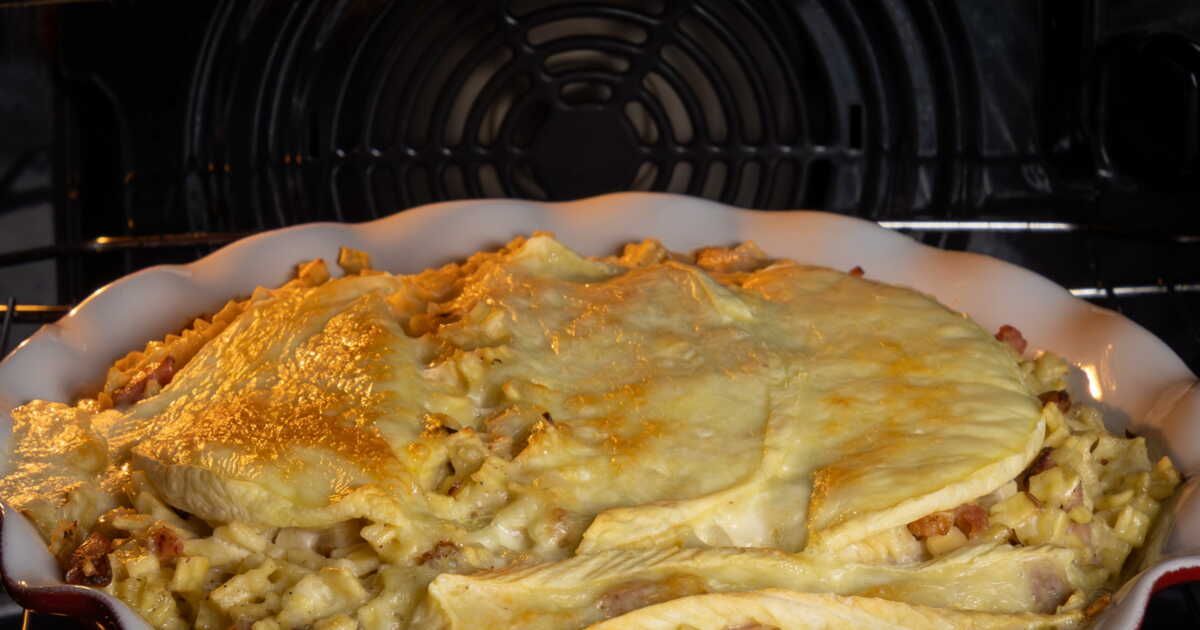 Un gratin de crozets aux poireaux et raclette qui réchauffe le cœur