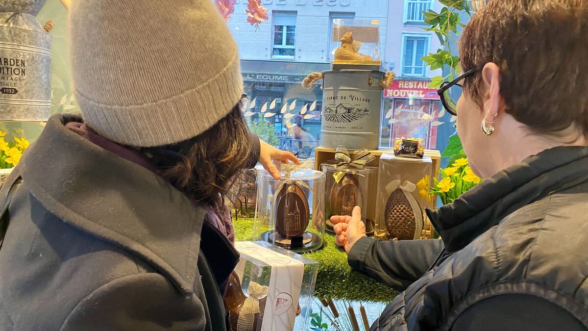 Des œufs en chocolat qui font honneur à la cathédrale de Chartres