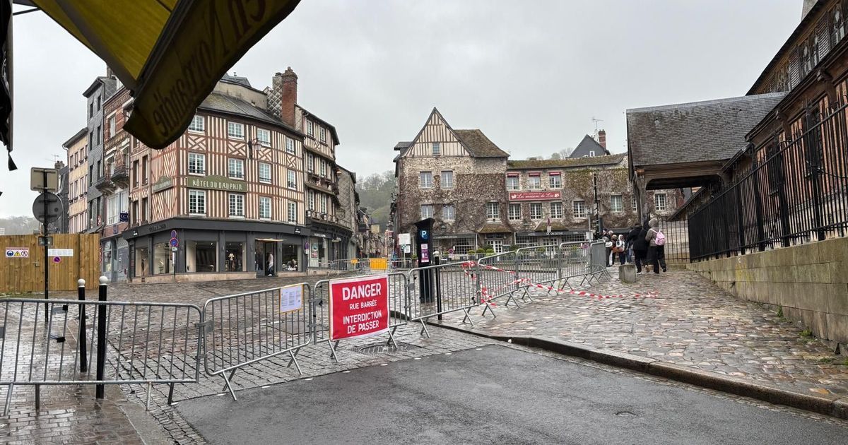 La mairie d'Honfleur reloge les commerçants face aux risques d'effondrement