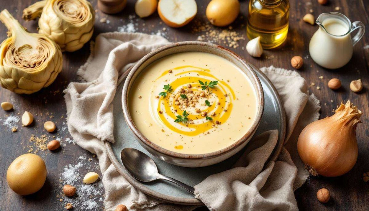 Redécouvrez le velouté de topinambours pour un dîner cocooning