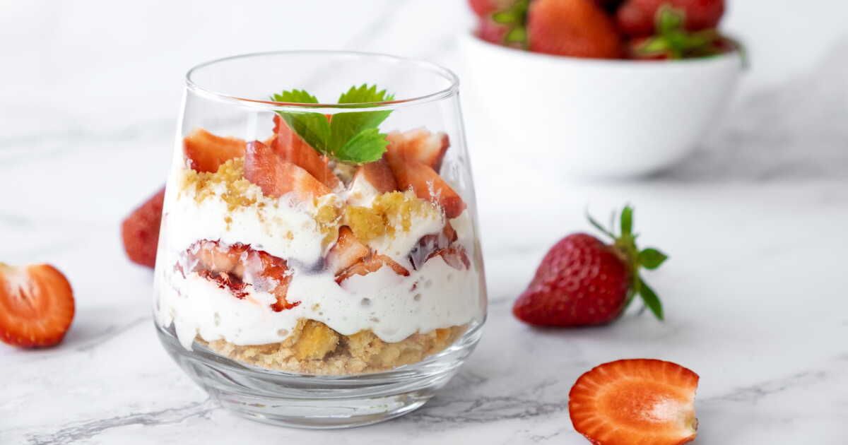 Des verrines de fraises et mascarpone pour rafraîchir vos journées d'été