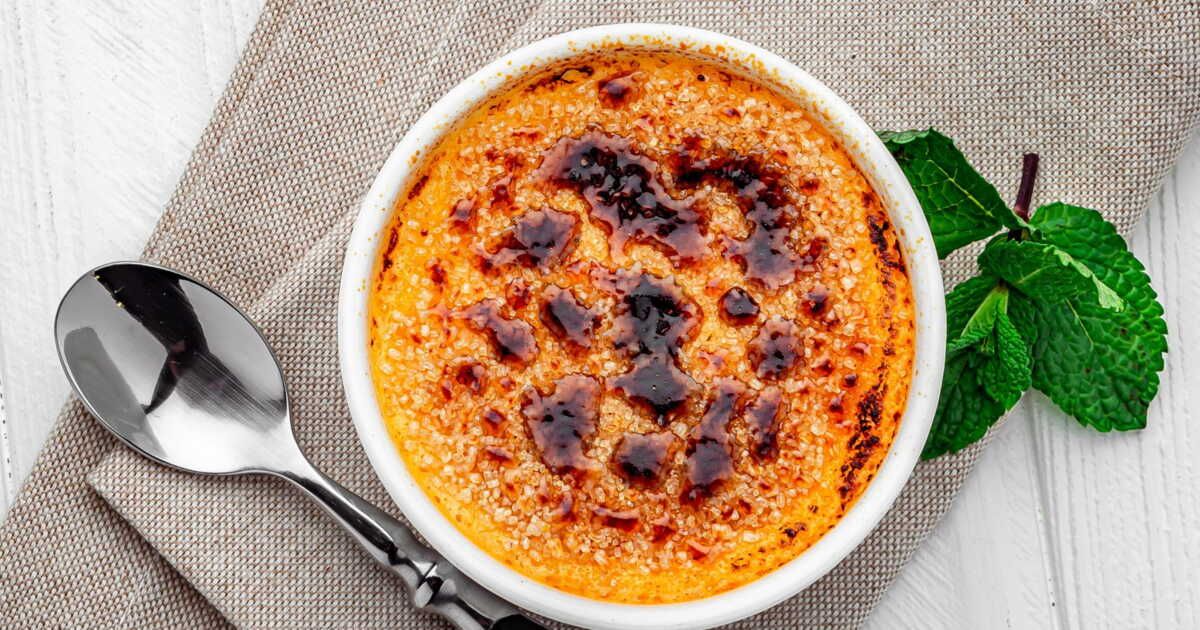 une crème brûlée allégée : le secret d'une nutritionniste révélée