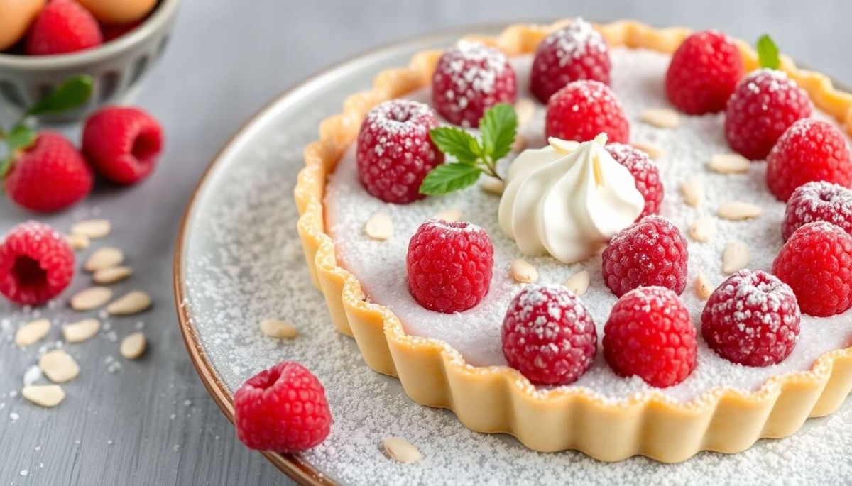 une tarte aux framboises surgelées à tomber : recette simple et gourmande