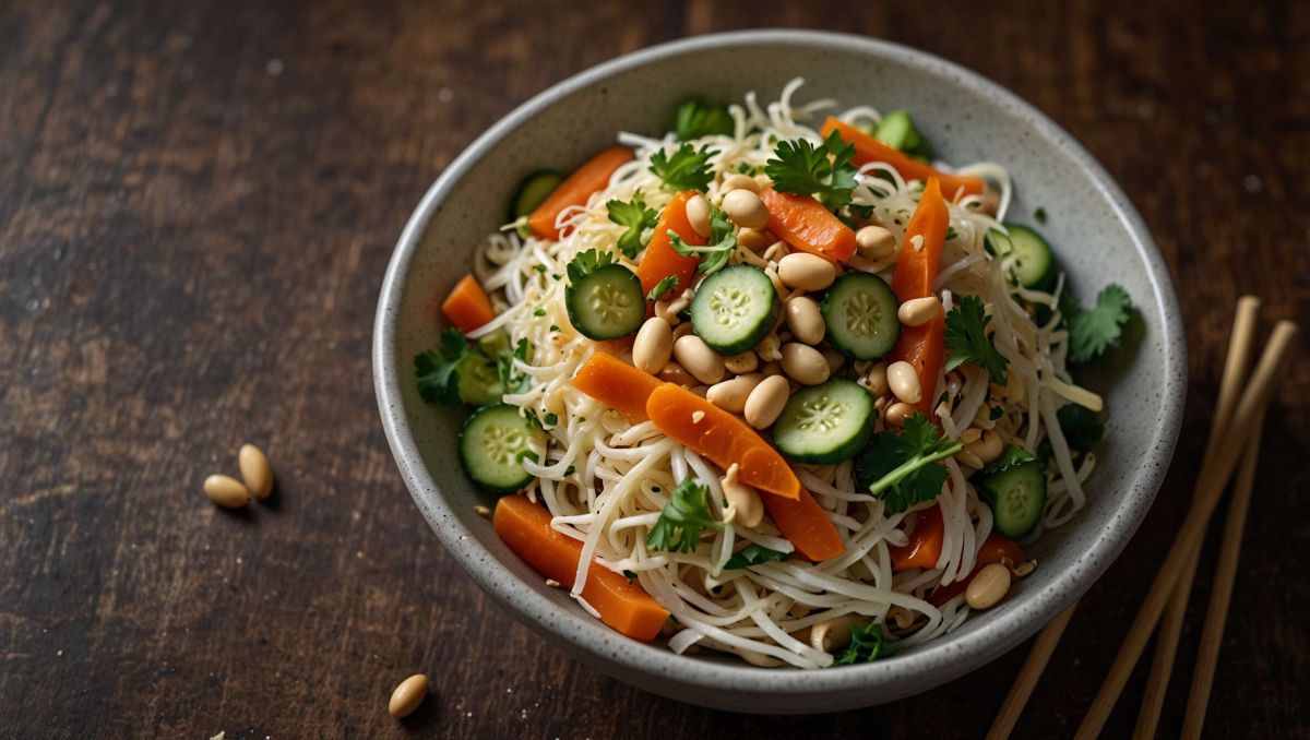 Salade croquante aux germes de soja : une recette rapide à savourer