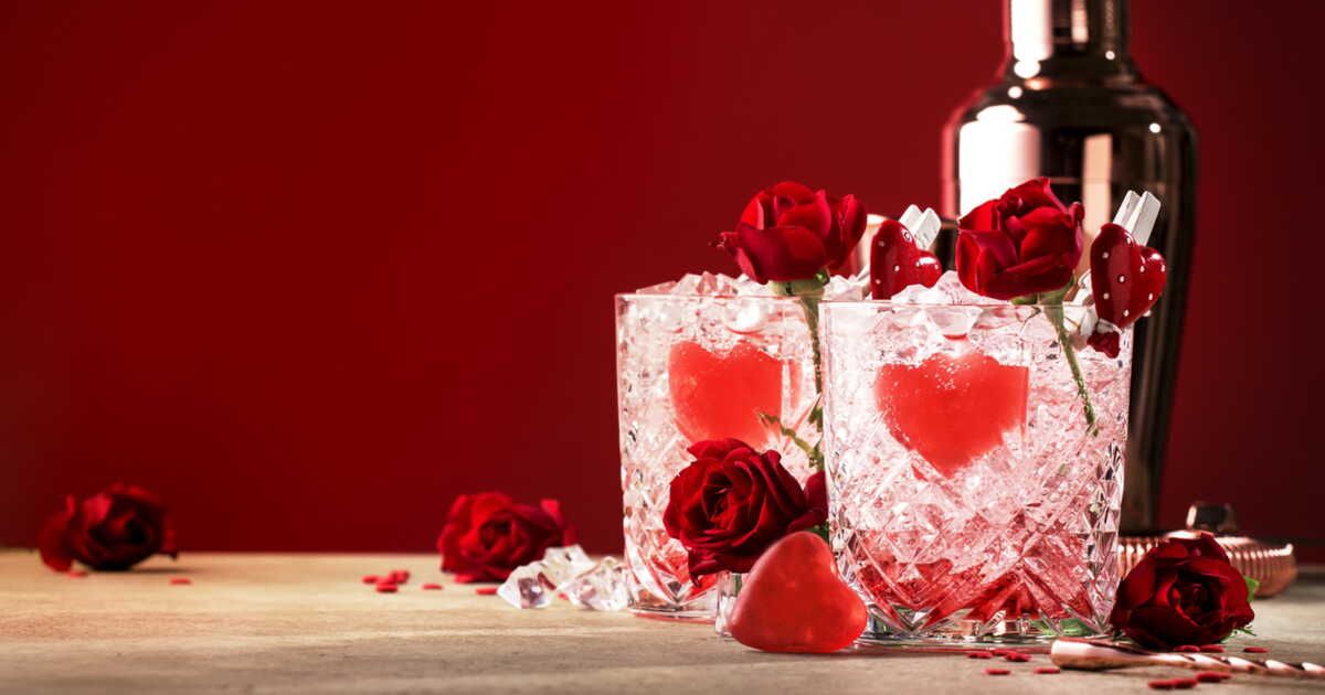 Cocktails romantiques pour célébrer la Saint-Valentin