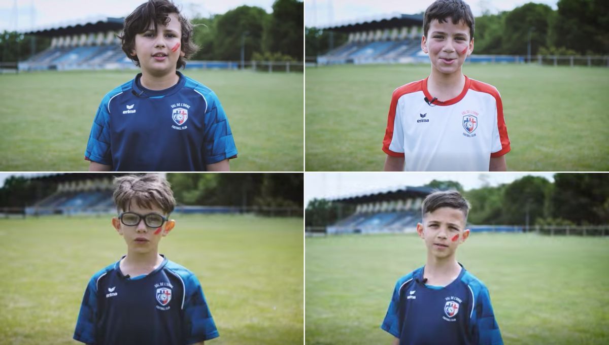 Les jeunes footballeurs du Val de l'Orne FC appellent au calme sur la touche