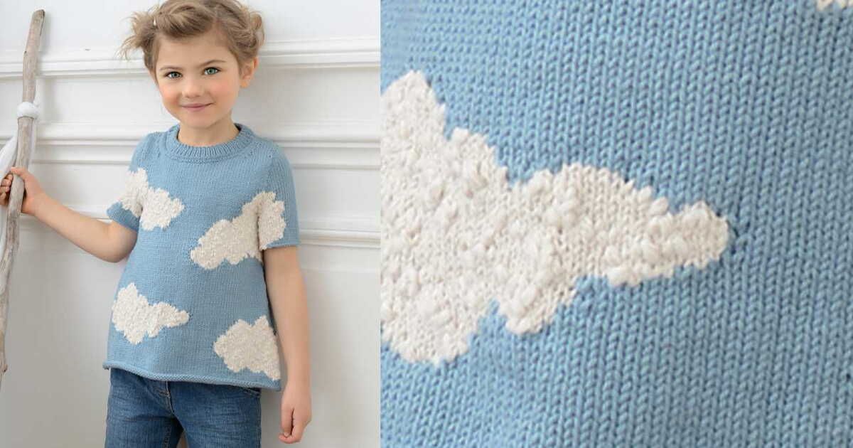 Le pull nuages qui fait rêver les enfants