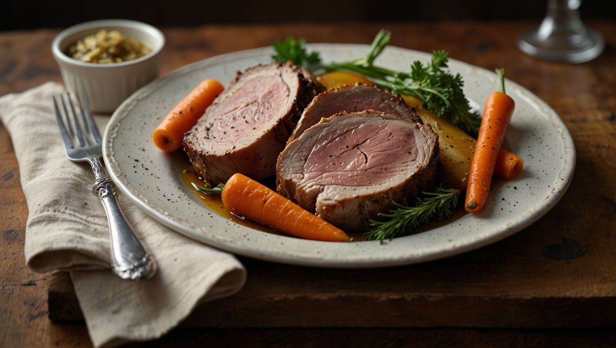 Un rôti de porc parfait en un rien de temps avec Monsieur Cuisine