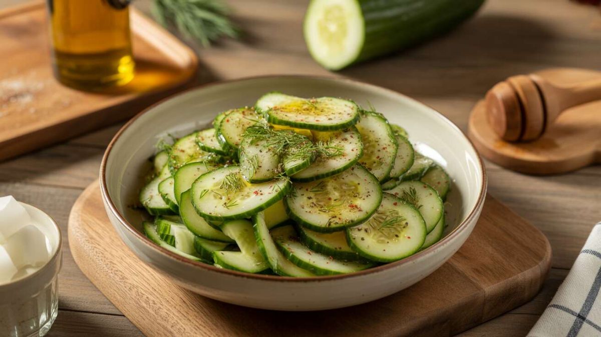 La salade de concombre, l'alliée parfaite pour les journées d'été