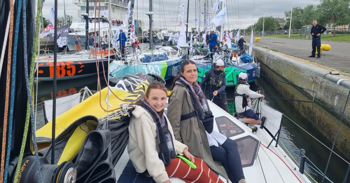 Capucine et sa maman, une aventure en mer avant la Normandy Channel Race