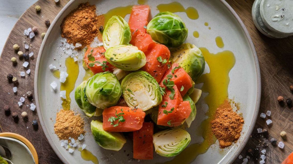 Mijoté de choux de Bruxelles, carottes et tomates : une recette saine et savoureuse