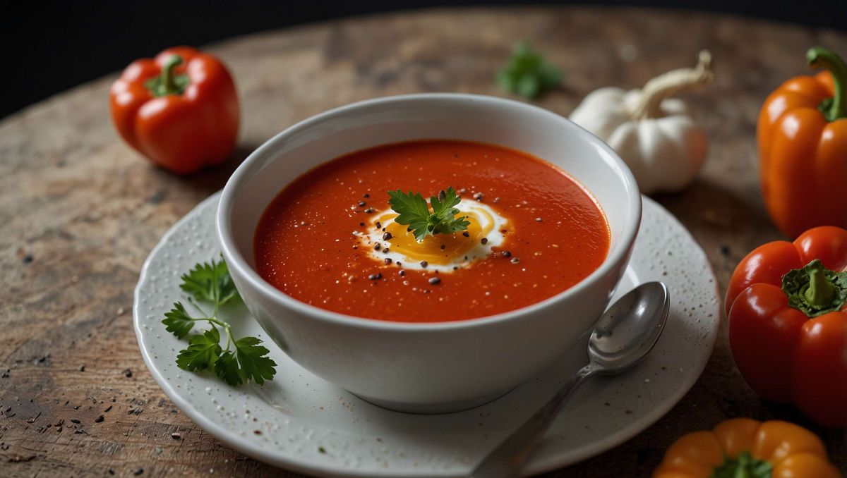 La crème de poivron au Thermomix, une gourmandise rapide à découvrir